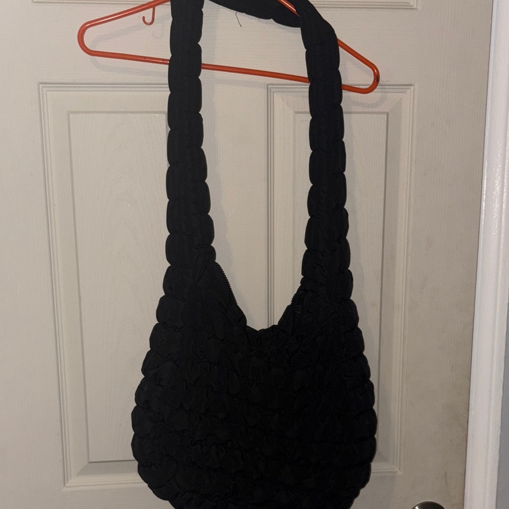 Rue21 Black Textured Shoulder Bag